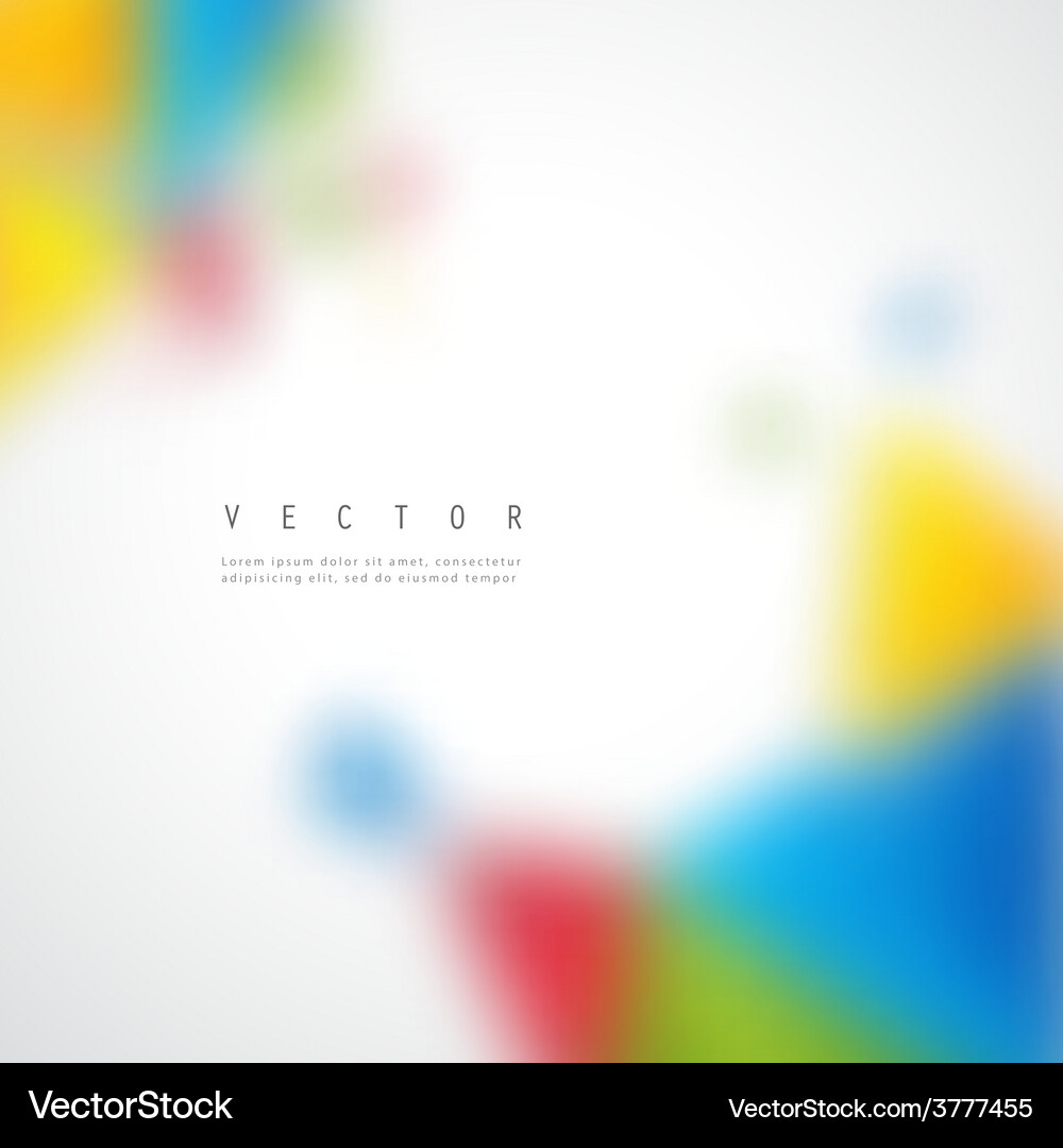 Color background abstract polygon triangle Vector Image