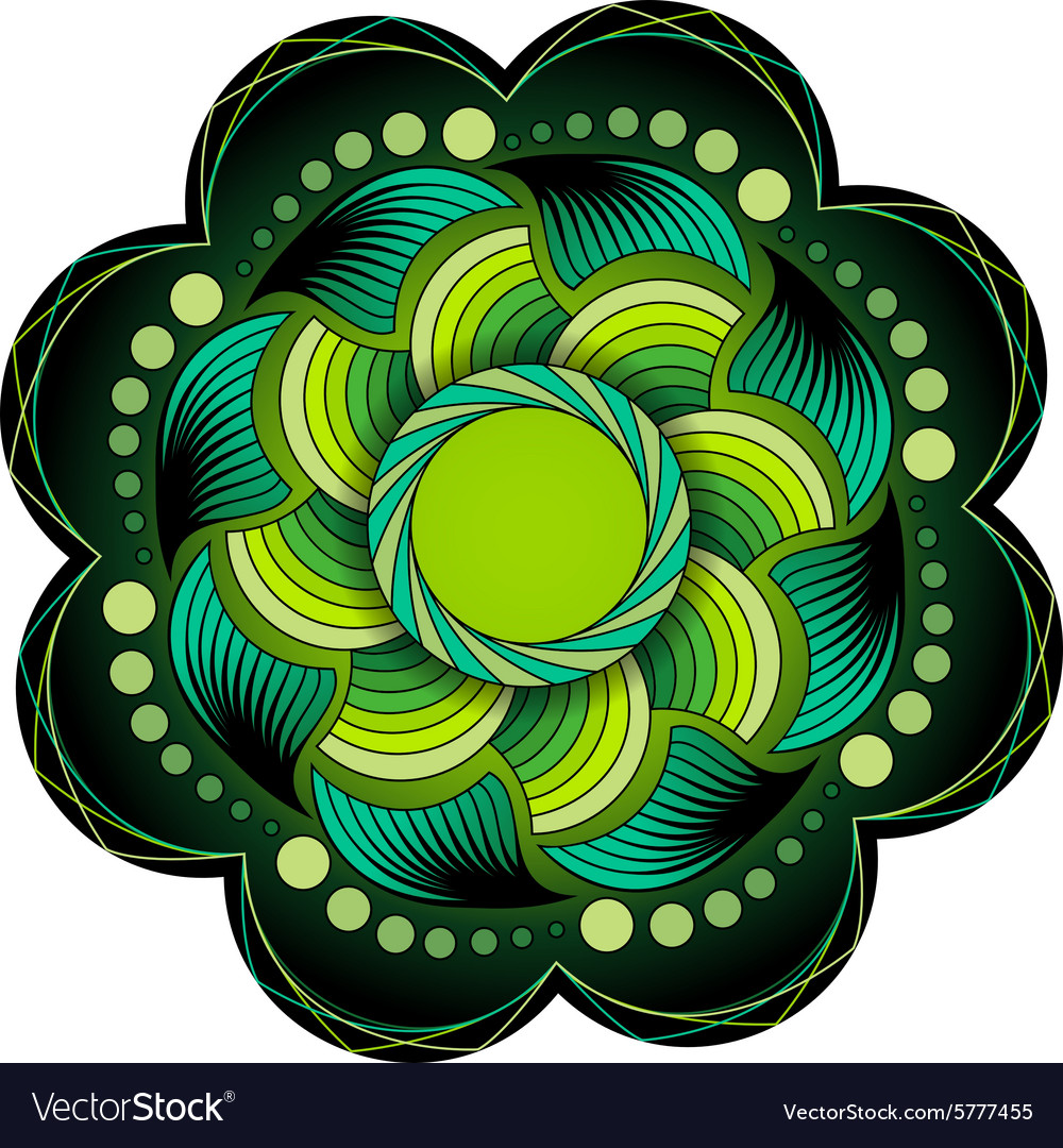 Mandala tribal ethnic ornament art Royalty Free Vector Image