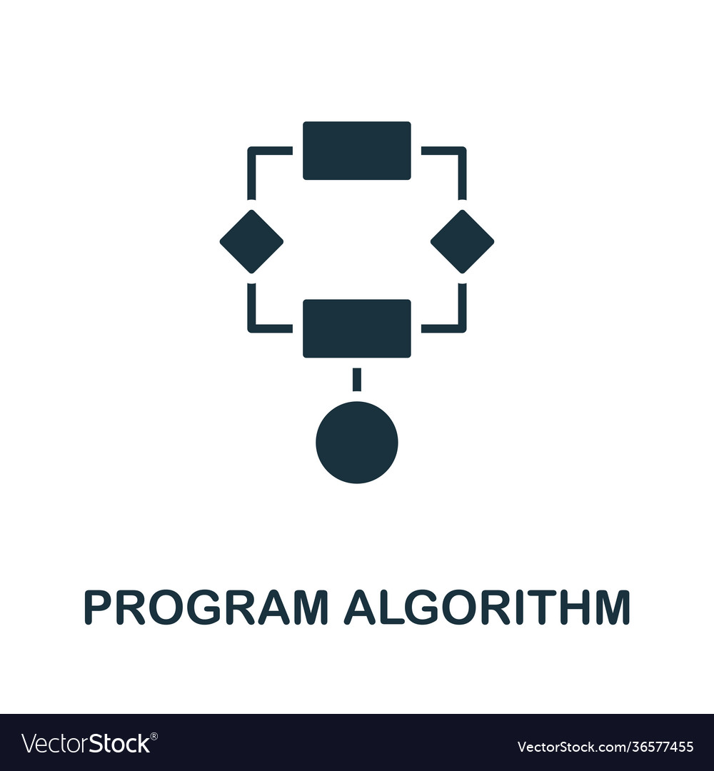 Programm-Algorithmus-Symbol kreative Element-Design vector image Programm-Algorithmus-Symbol kreative Element-Design