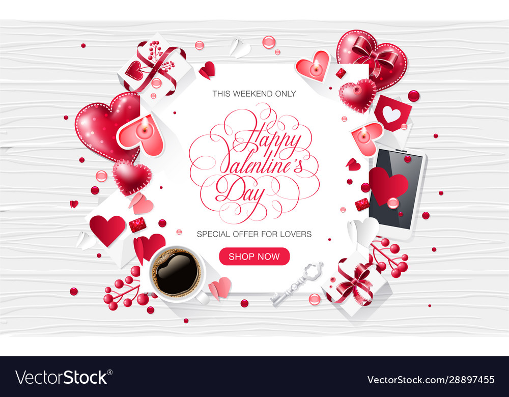 Valentine day love isolated vintage black hand