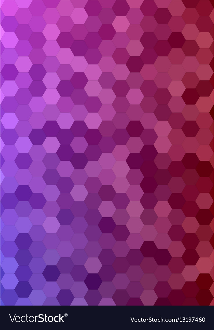 Abstract hexagonal tile mosaic background design