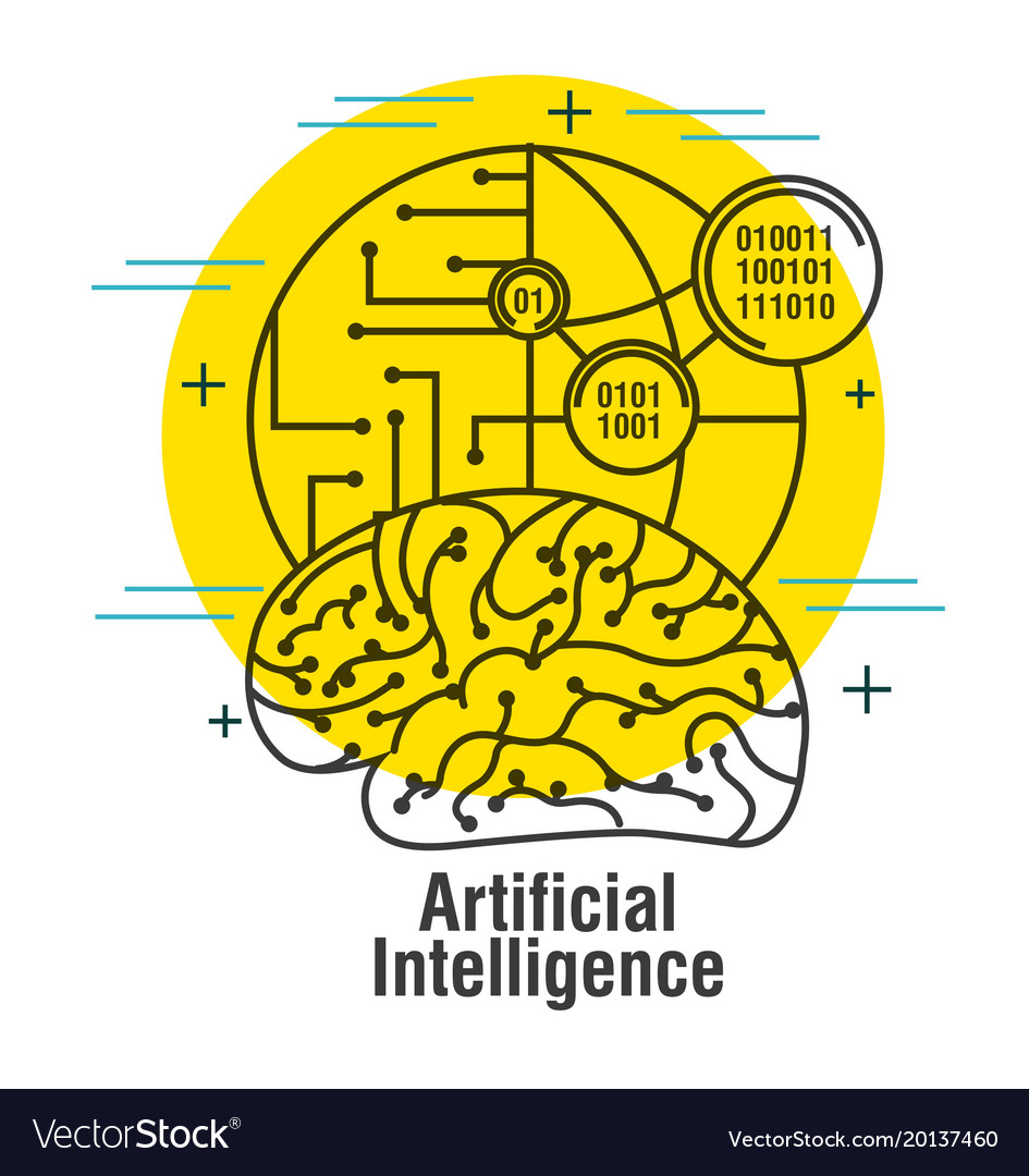 Artificial intelligence brain world code binary