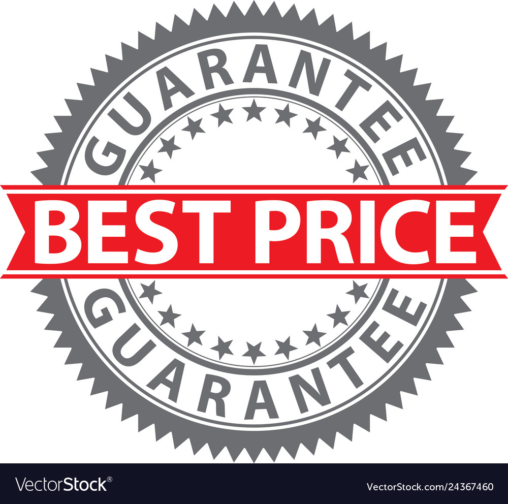 Best price guarantee sign Royalty Free Vector Image