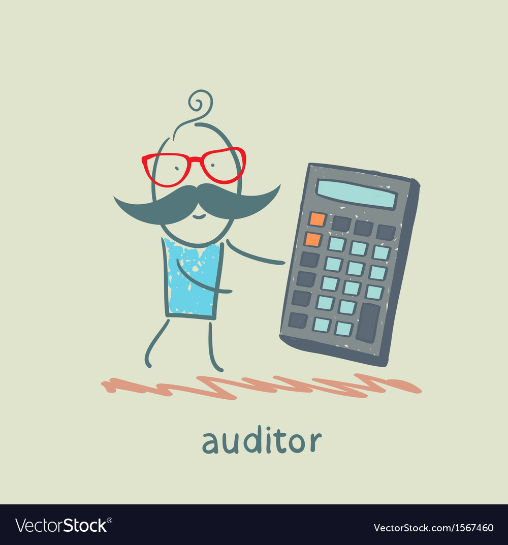 Businessman with Calculator