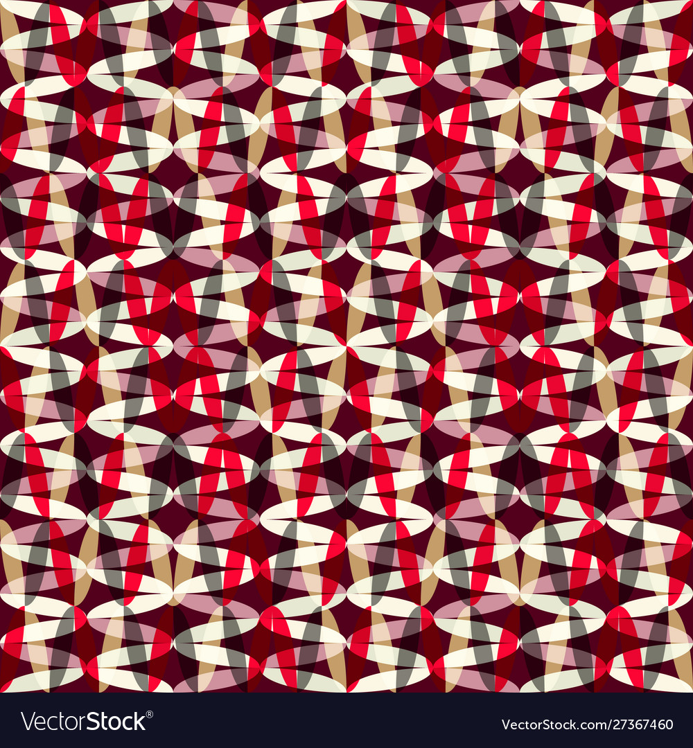 Colored retro abstract seamless pattern Vector Image Colored retro abstract seamless pattern