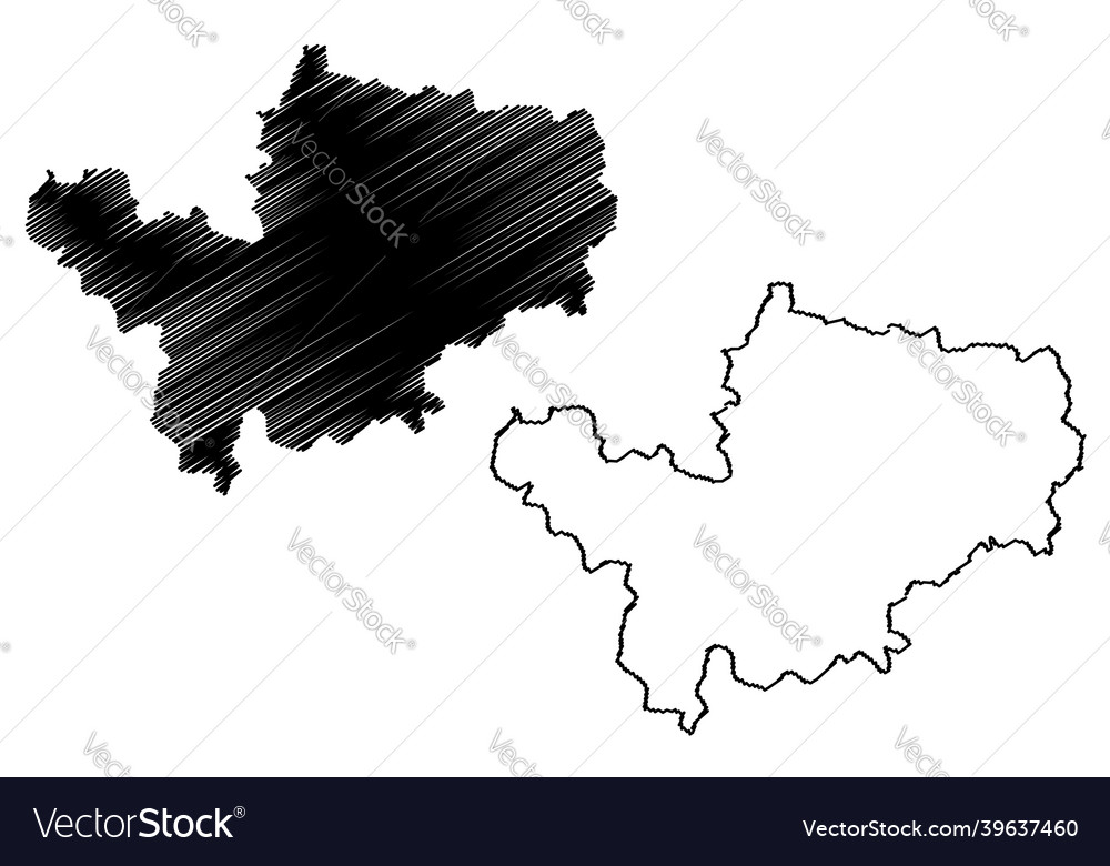 Ghaziabad district uttar pradesh state republic Vector Image