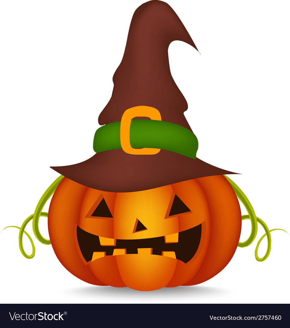 Halloween pumpkin Royalty Free Vector Image - VectorStock