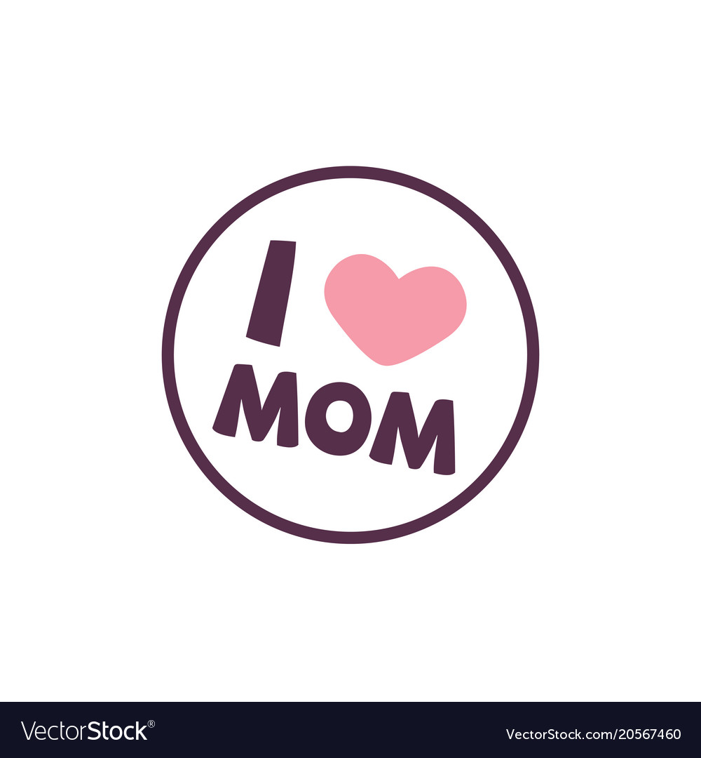 Accroche I LOVE MOM