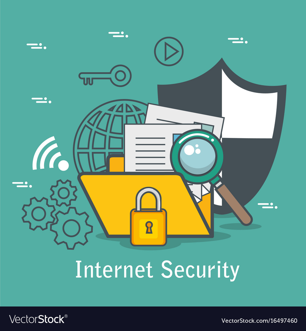 Internet security concept