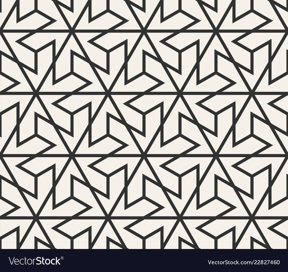 Modern Triangulated Pattern