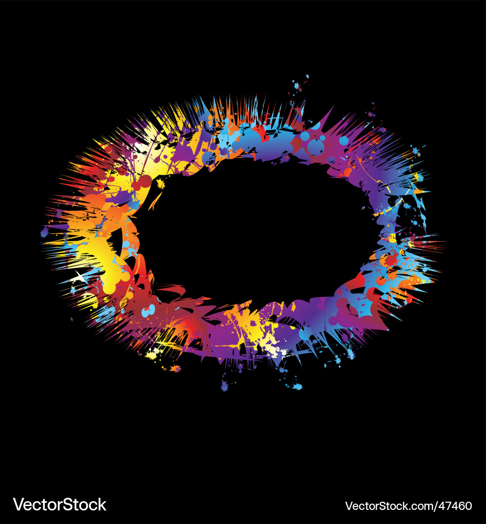 Rainbow grunge background Royalty Free Vector Image