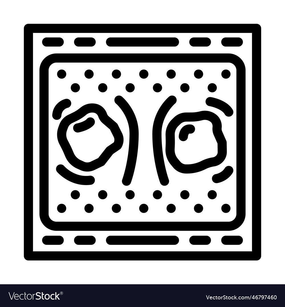 Stratego board game line icon