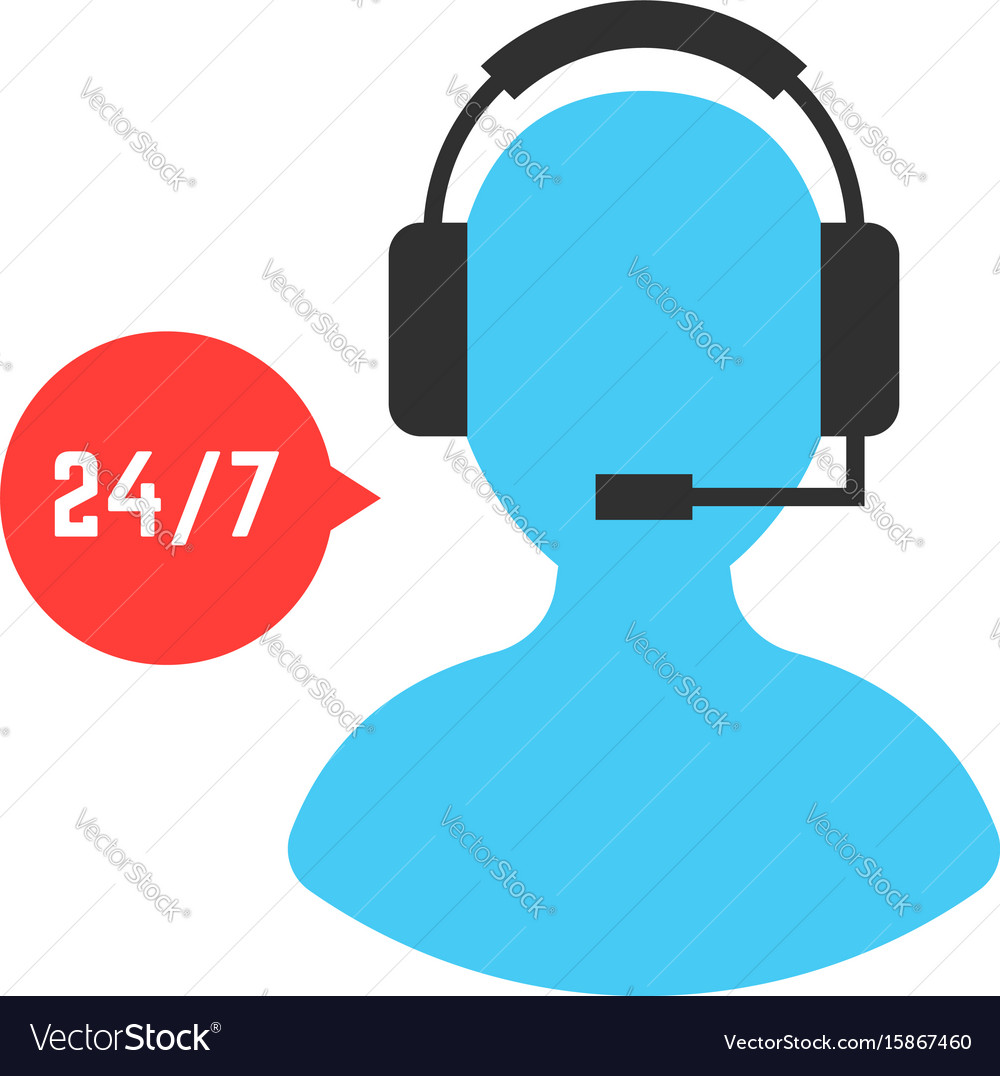 Support service with user icon