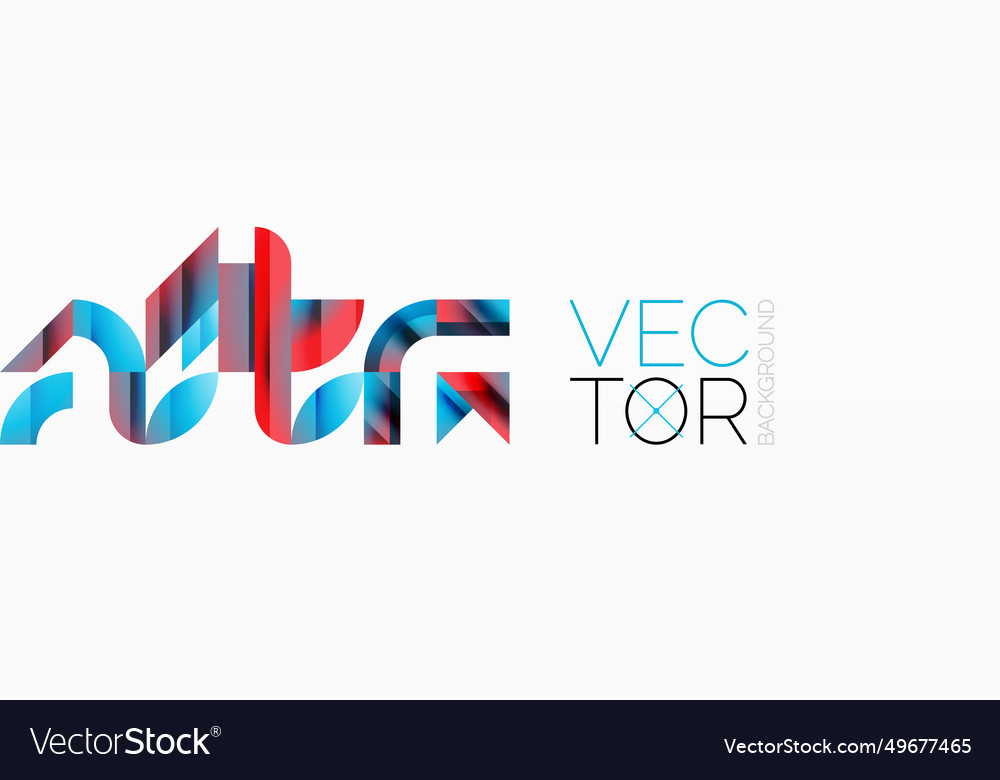 Assorted geometric shapes unite in a minimalistic Vector Image Assorted geometric shapes unite in a minimalistic