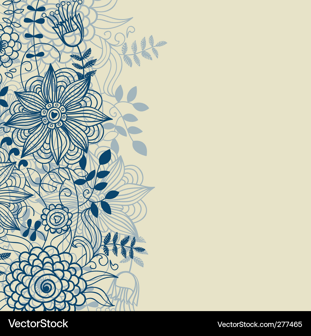 Floral background Royalty Free Vector Image - VectorStock