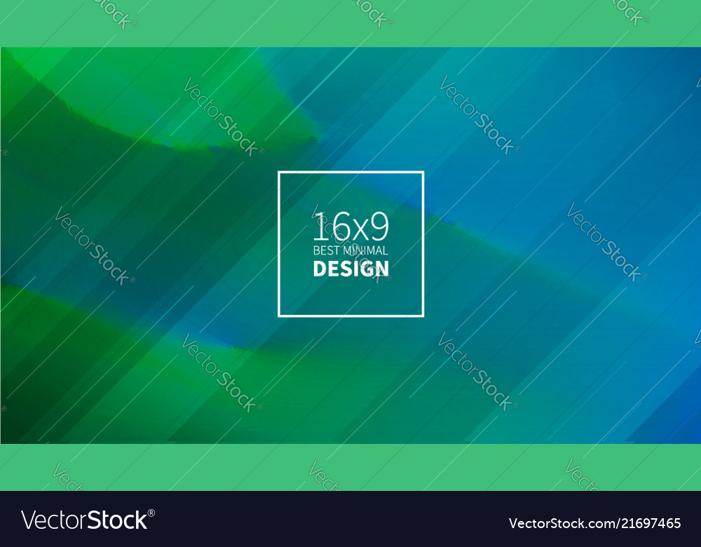 Futuristic design green and blue background