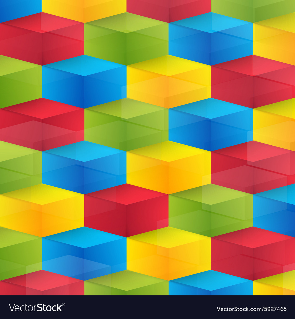 Geometric Cube Pattern