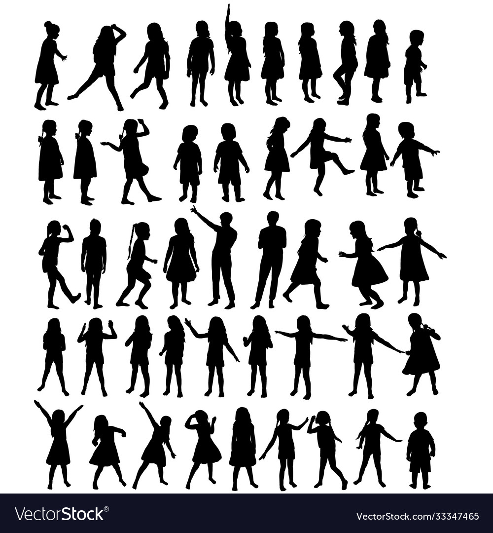 Kids Silhouettes - Playful Collection
