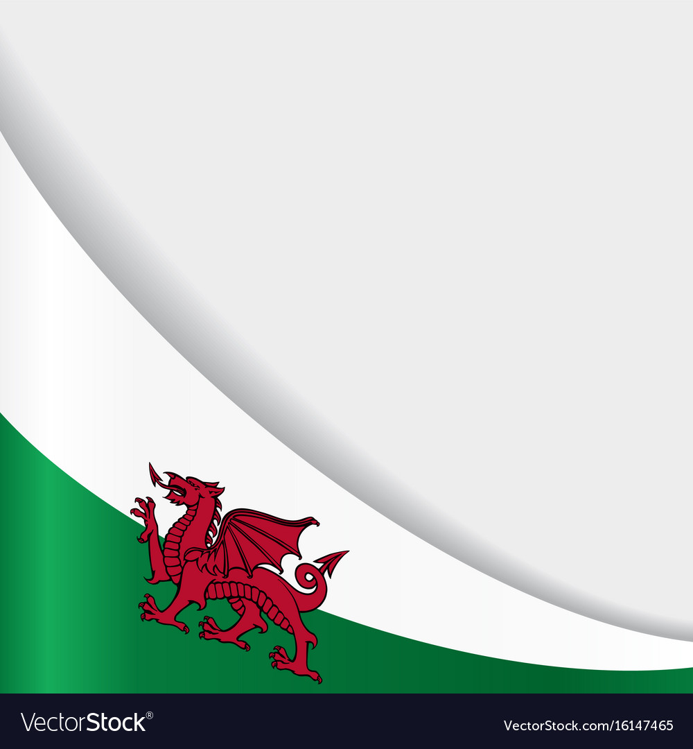 Welsh flag background