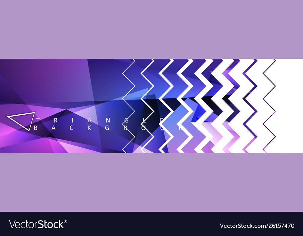 Abstract triangle background with colorful