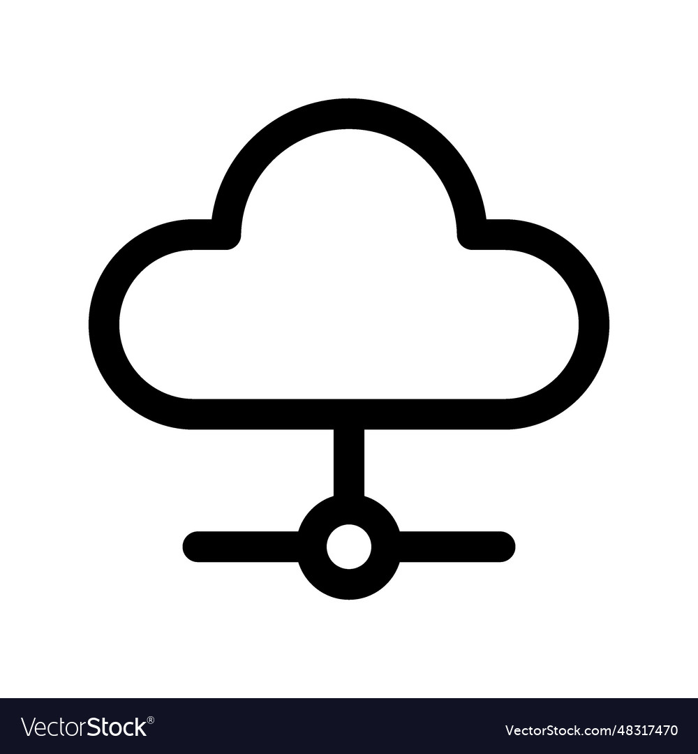 Database icon vector image Database icon