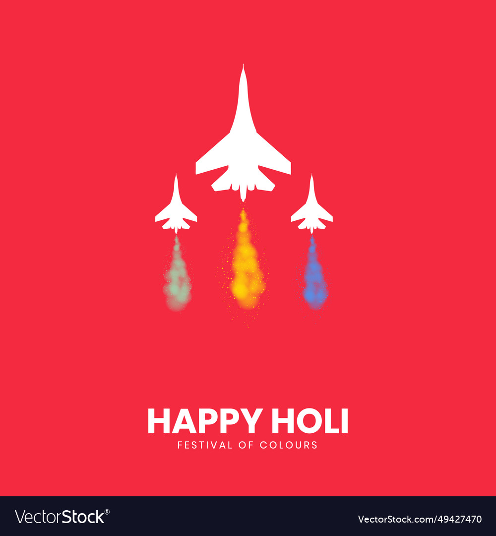 Happy holi festival creative design