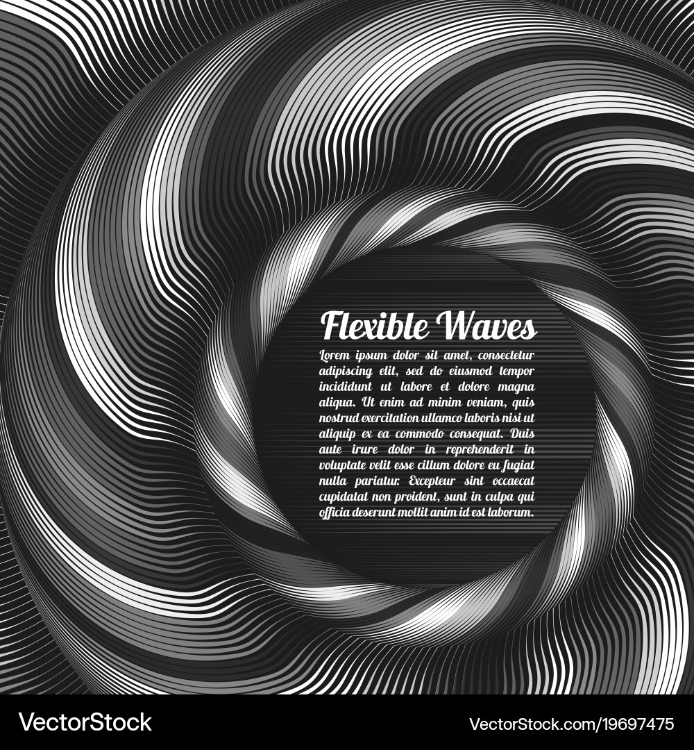 Abstract background waved lines Royalty Free Vector Image