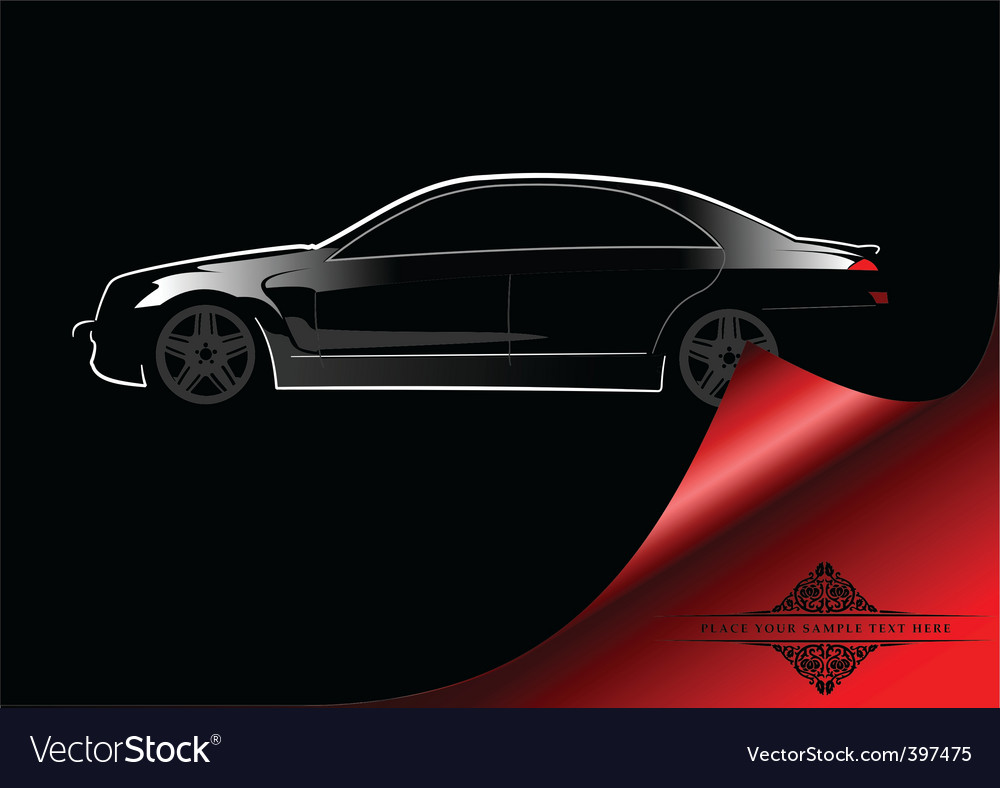 Abstract car background Royalty Free Vector Image