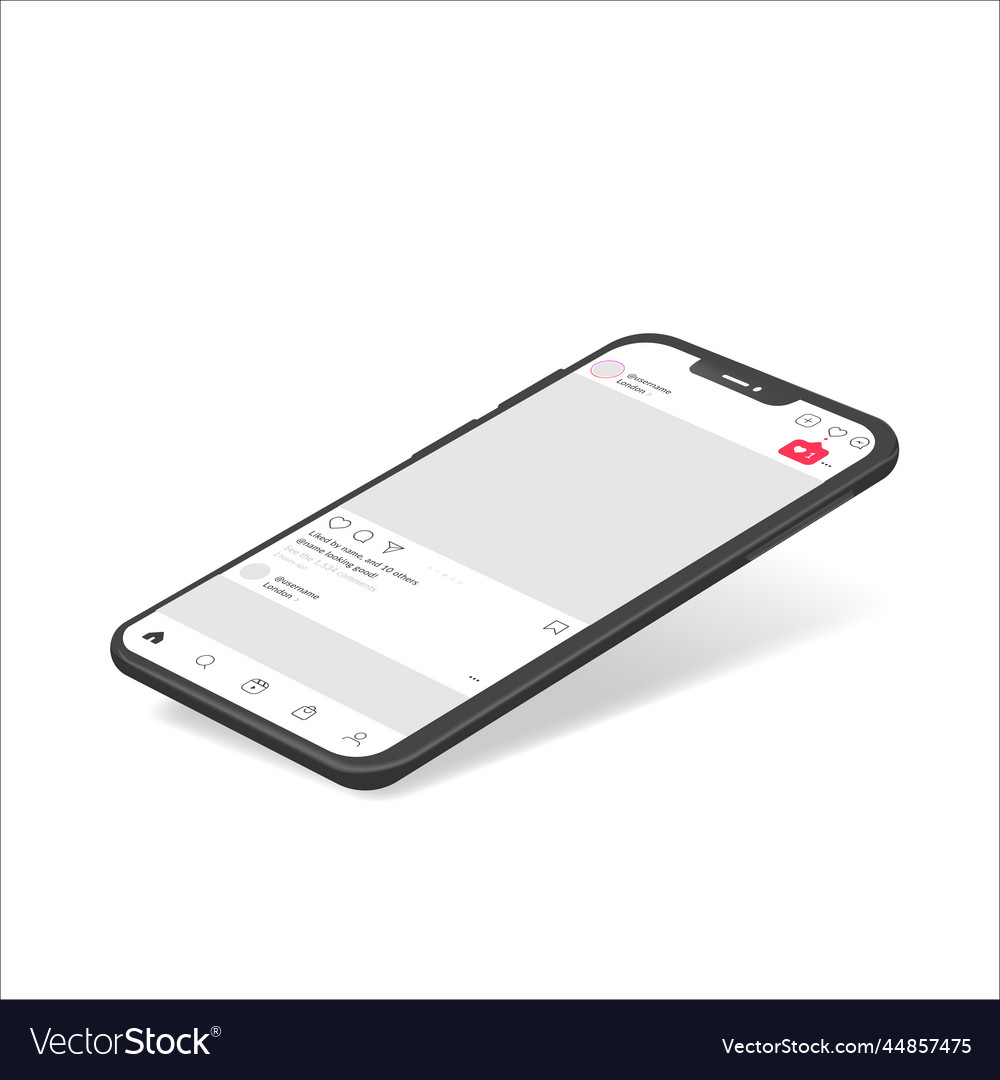 Realistic smartphone mockup device ui ux