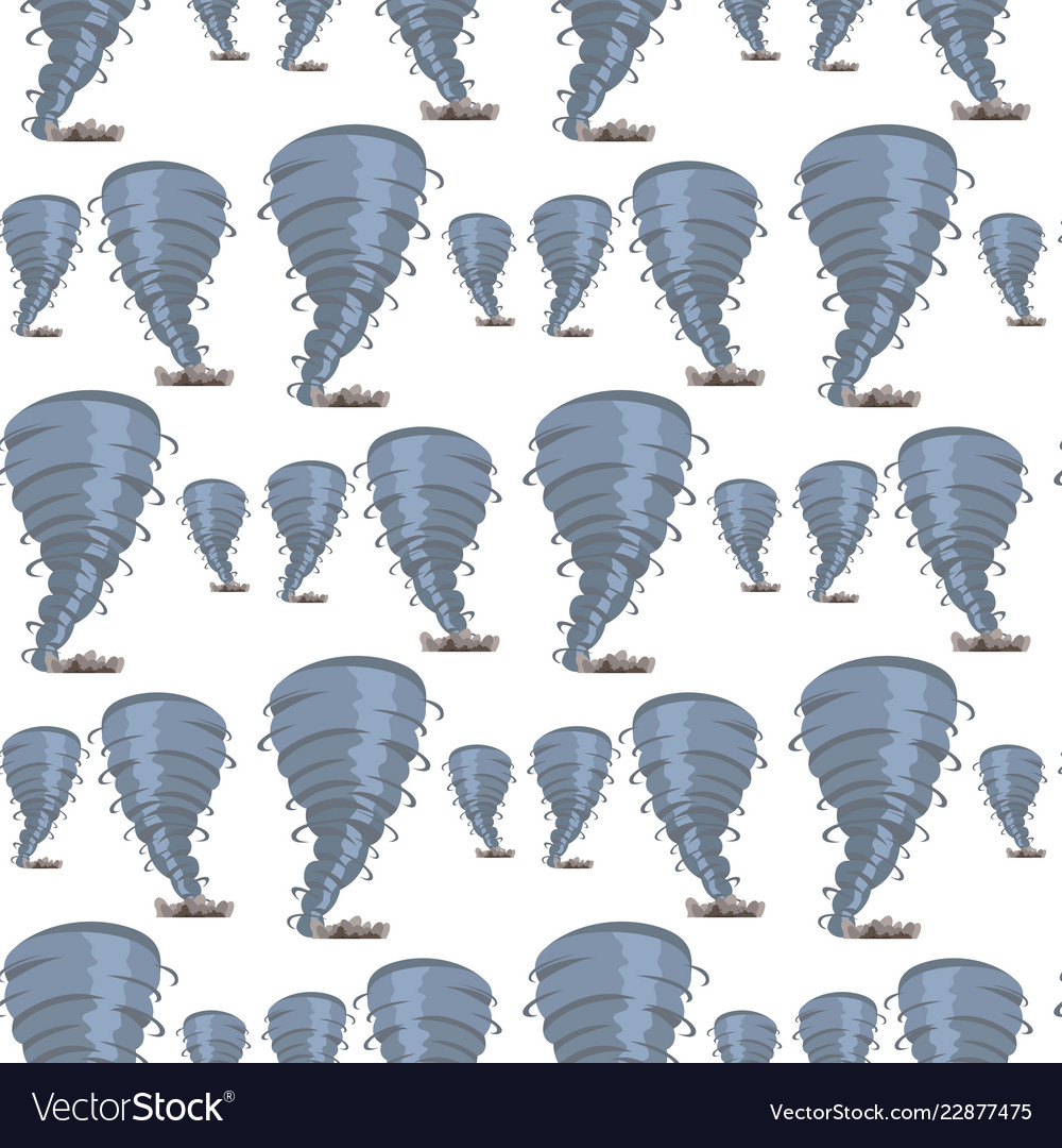 Set image pattern destructive tornado Vector Image Set image pattern destructive tornado