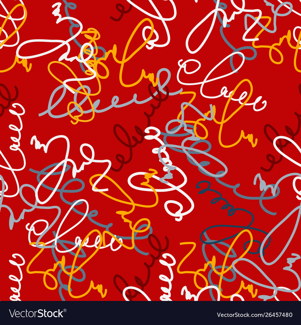 Abstract color pattern in graffiti style quality