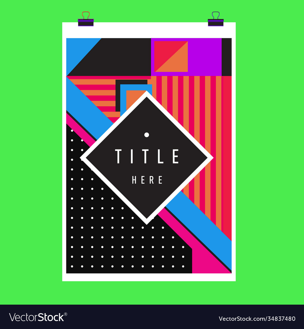 Abstract colorful geometric pattern background