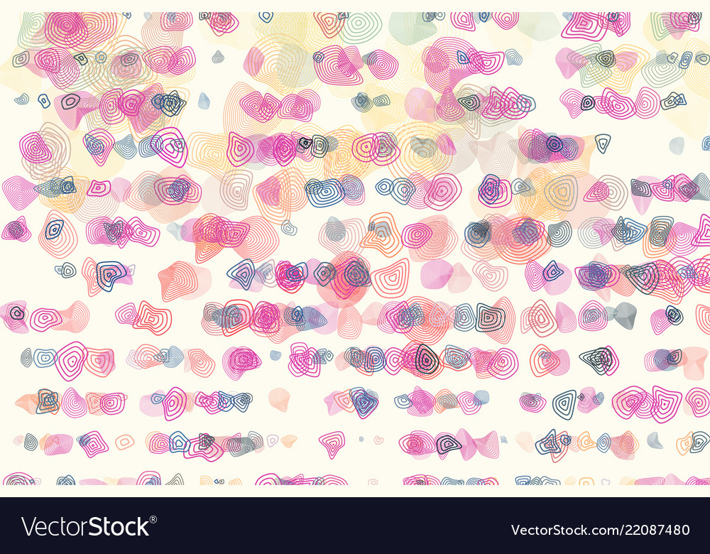 Abstract geometric background with rounded shapes