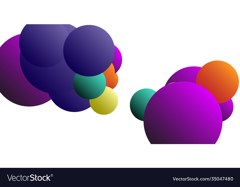 Ball shape gradients Royalty Free Vector Image