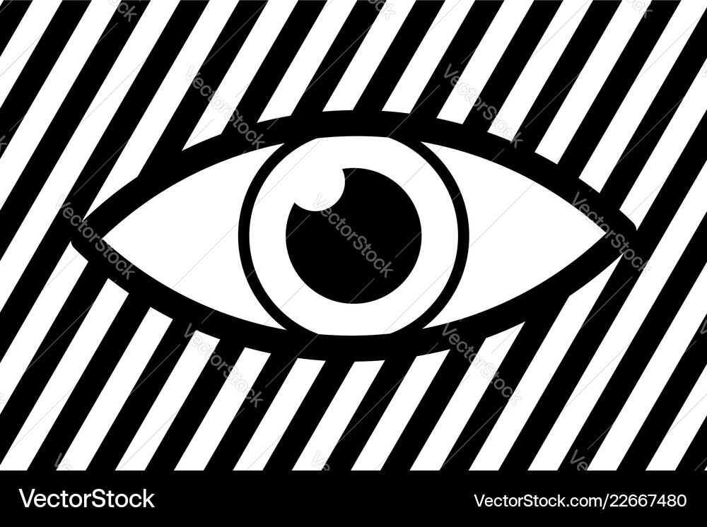 Eye abstract background Royalty Free Vector Image