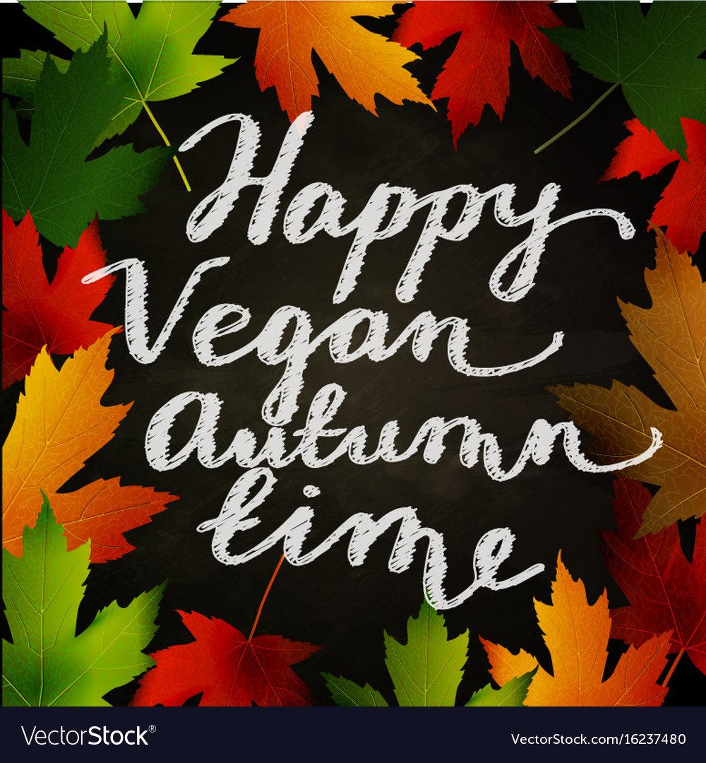frame of autumn leaves