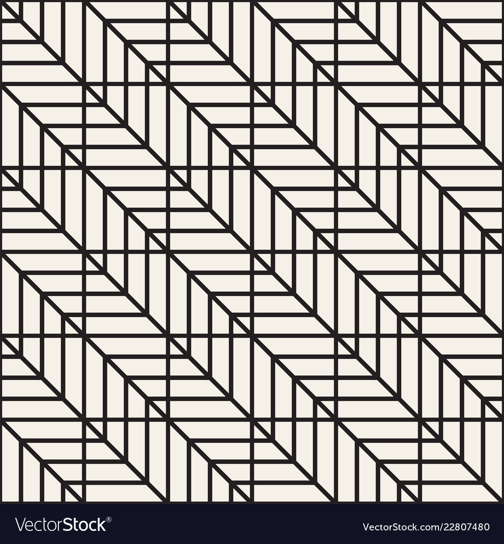 Modern Line Mosaic Pattern