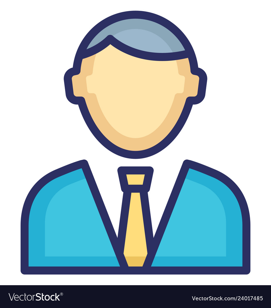 Accountant icon which can easily modify