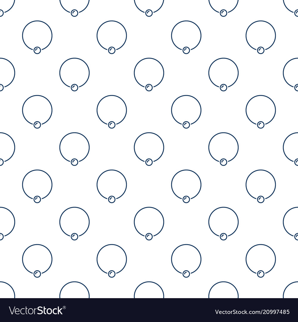 Captive ring minimal seamless pattern Vector Image Captive ring minimal seamless pattern