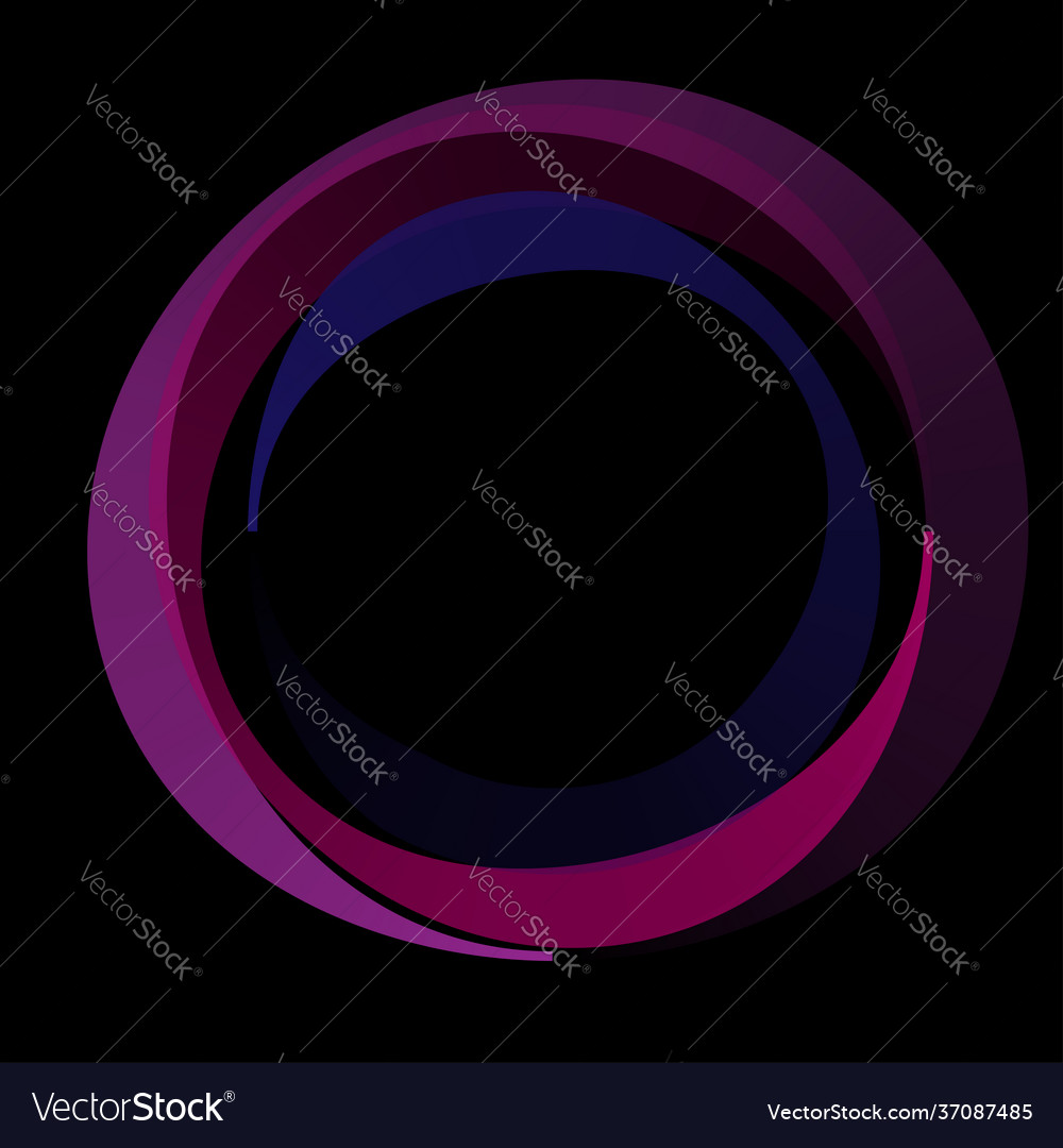 Circular concentric element abstract circle vector image Circular concentric element abstract circle