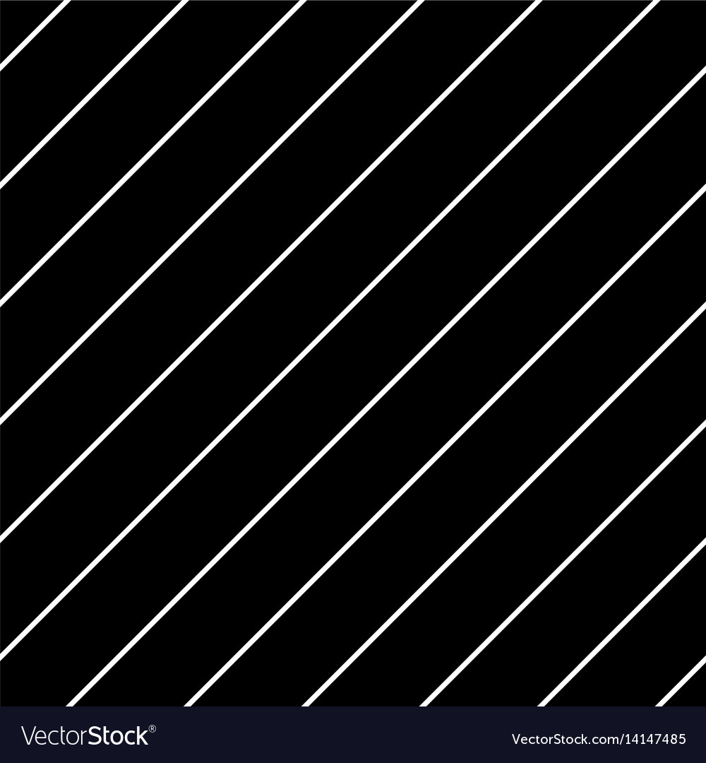 Diagonal Black and White Lines Pattern