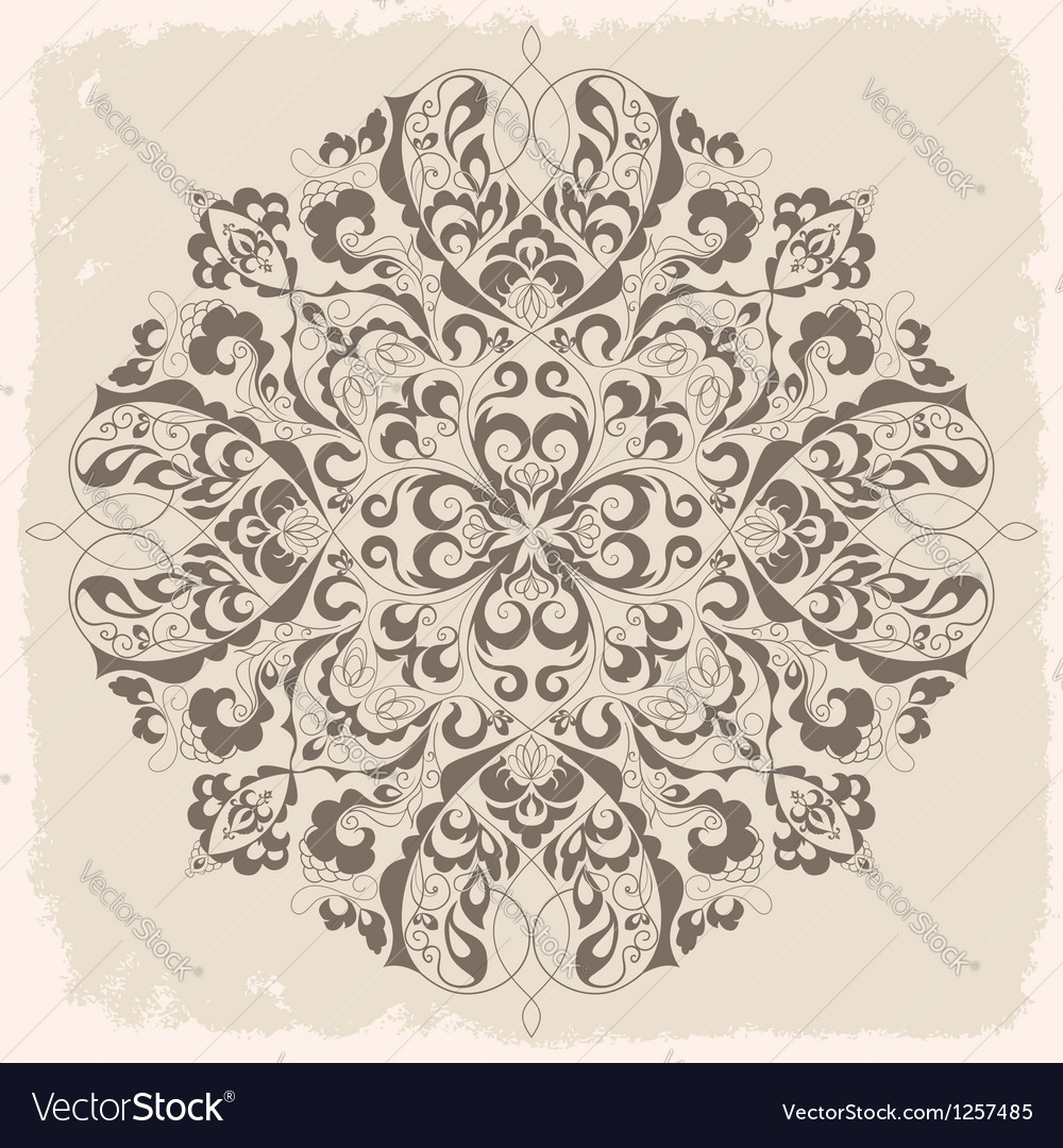 Elegante florale Spitze Muster