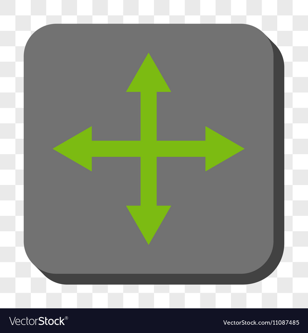 Expand arrows rounded square button