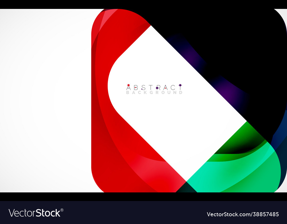 Minimal background abstract square shape vector image Minimal background abstract square shape