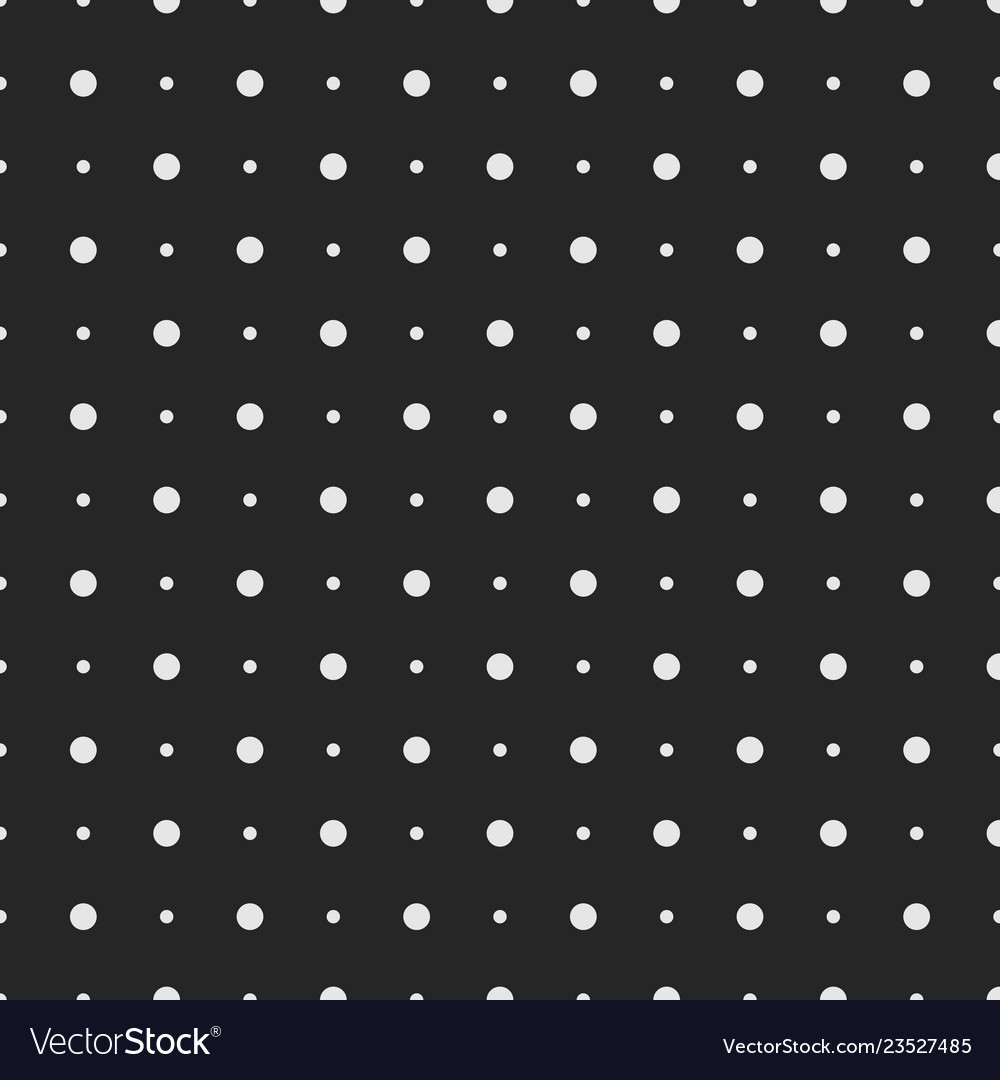 Seamless pattern polka dots vector image Seamless pattern polka dots