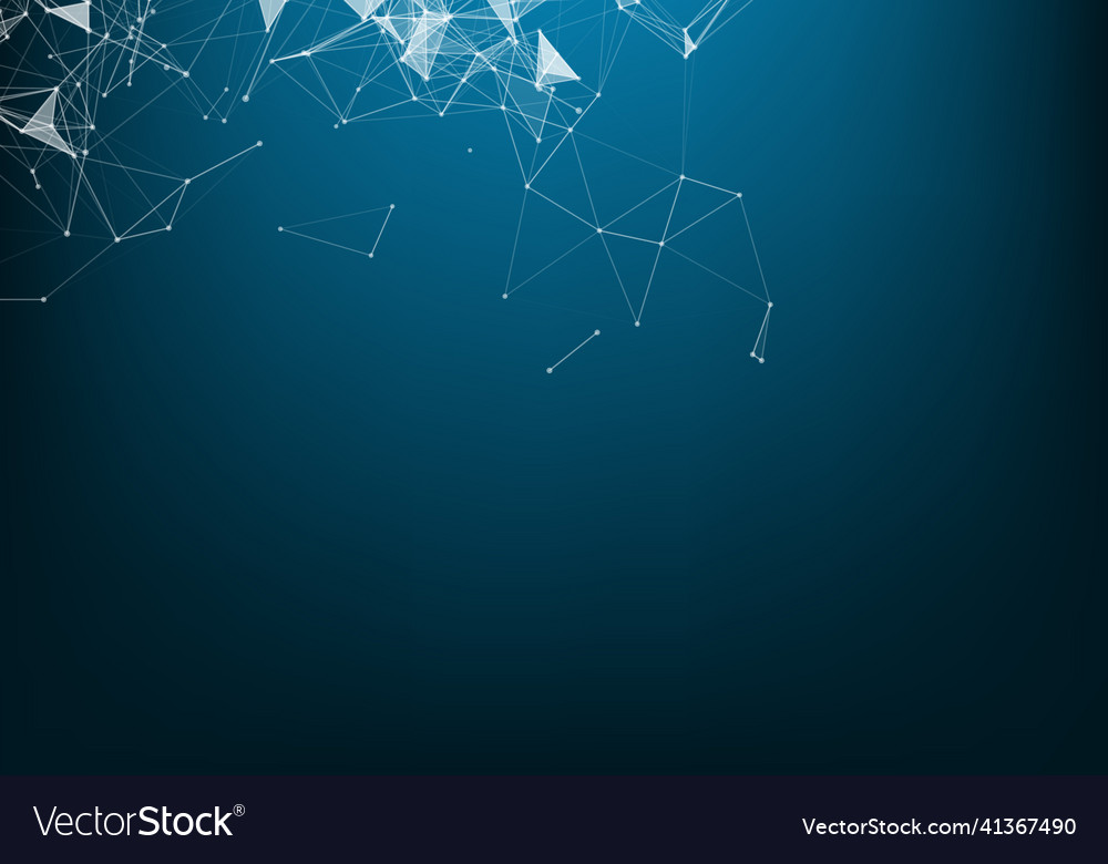 Abstract technology futuristic network computer vector image Abstract technology futuristic network computer