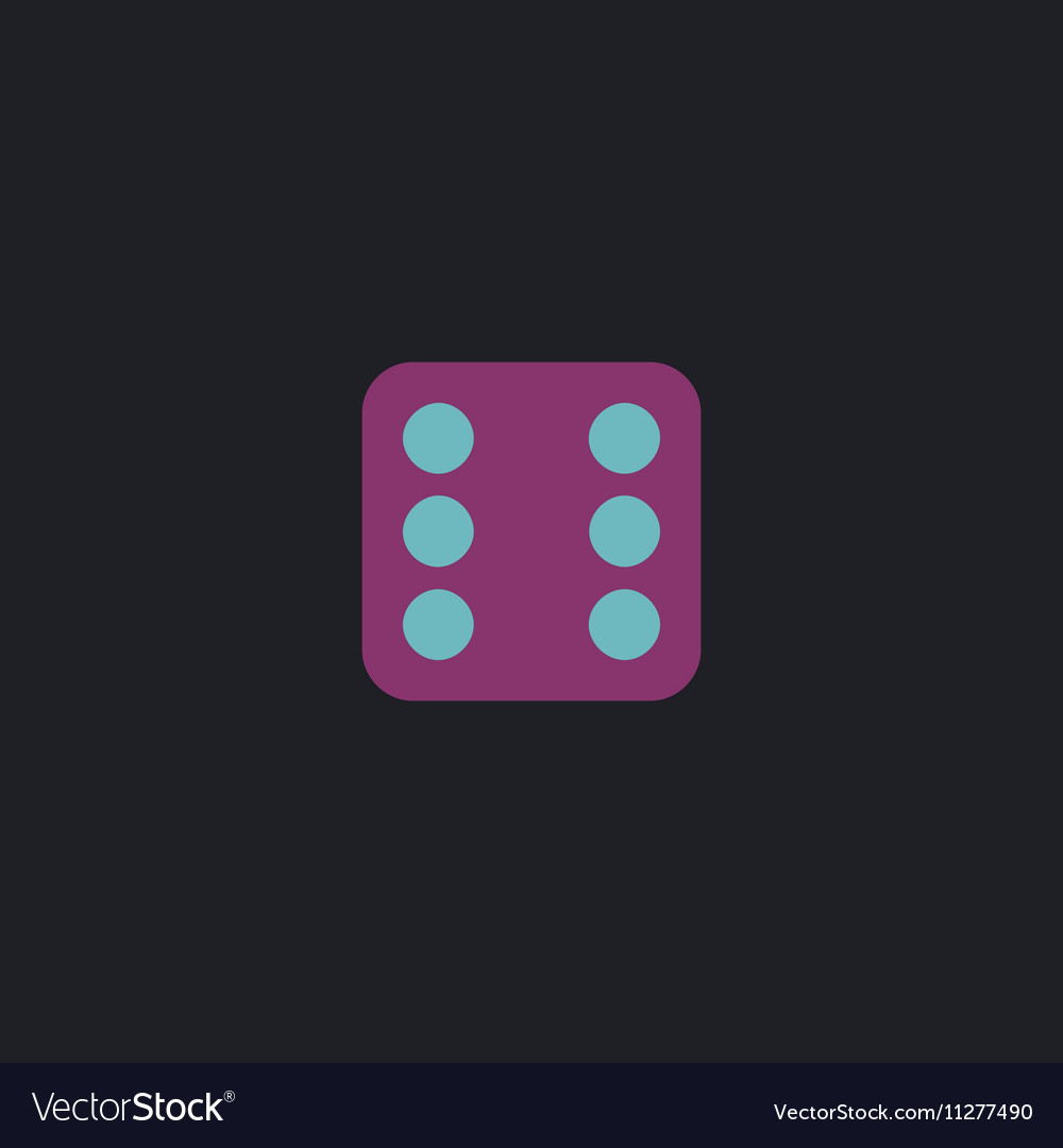 Dice 6 computer symbol