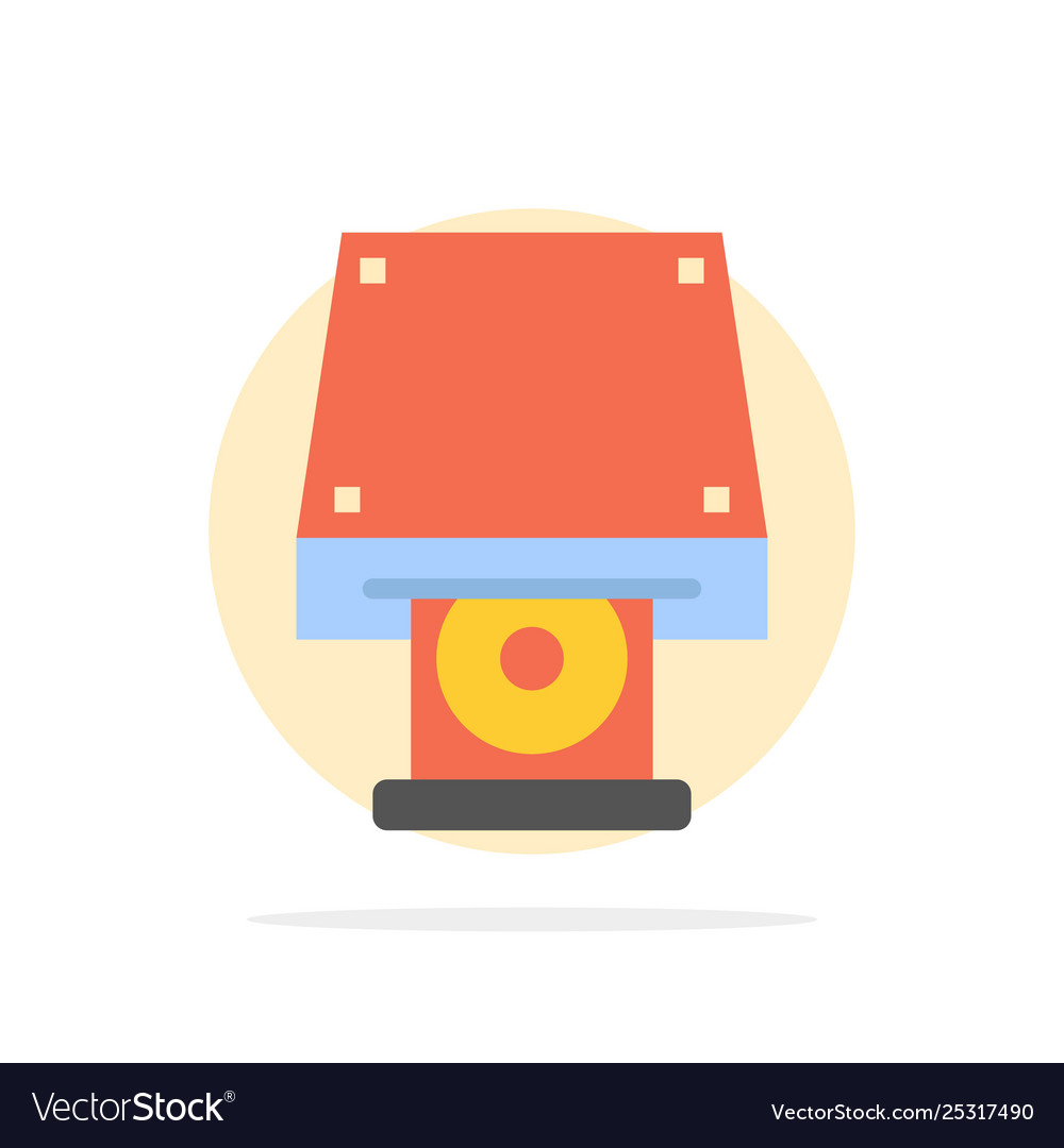 Dvd cdrom data storage disk rom abstract circle vector image Dvd cdrom data storage disk rom abstract circle