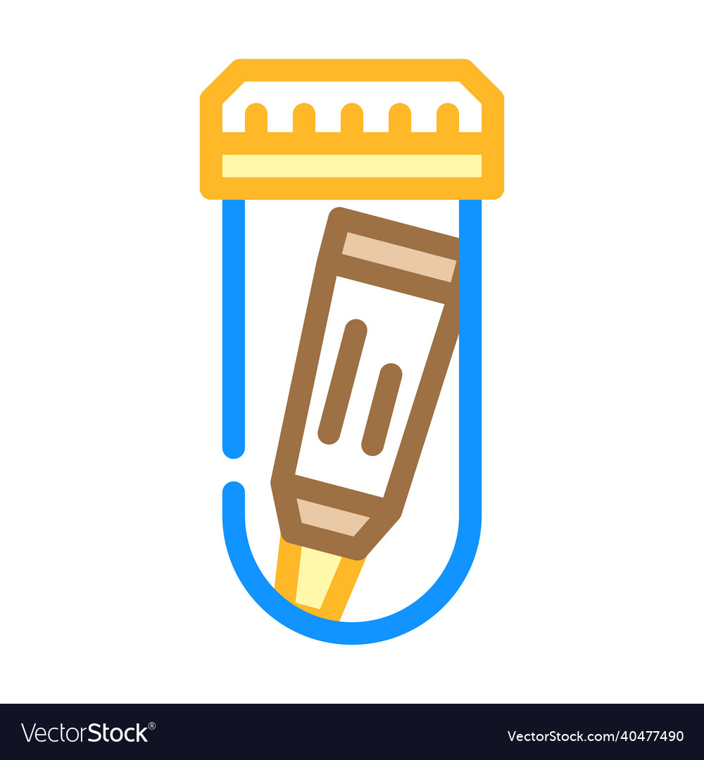 Glue in container color icon