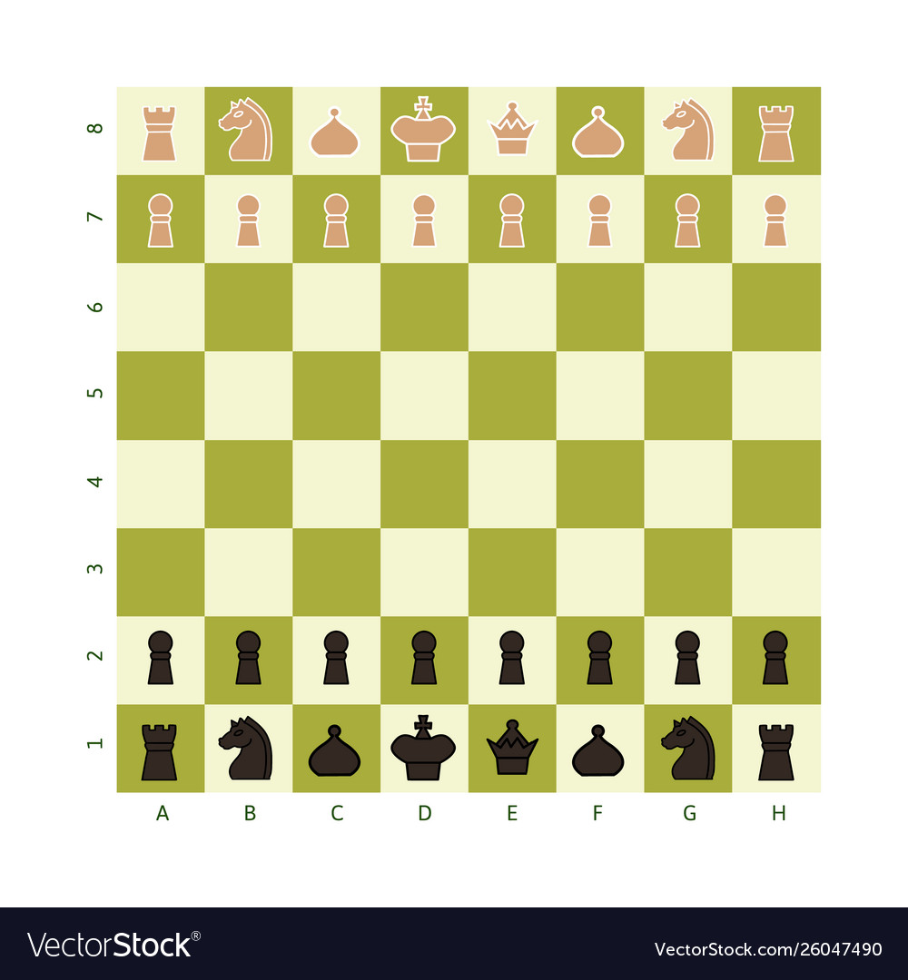Isolated object chessboard and board symbol
